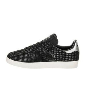 Women’s Adidas Gazelle Core Black Metallic Silver